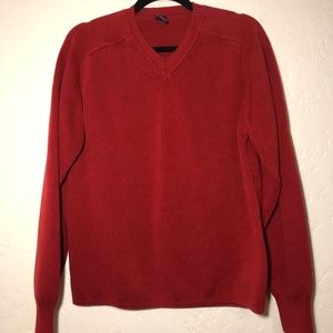 Gap V-neck pullover, red sweater, size medium